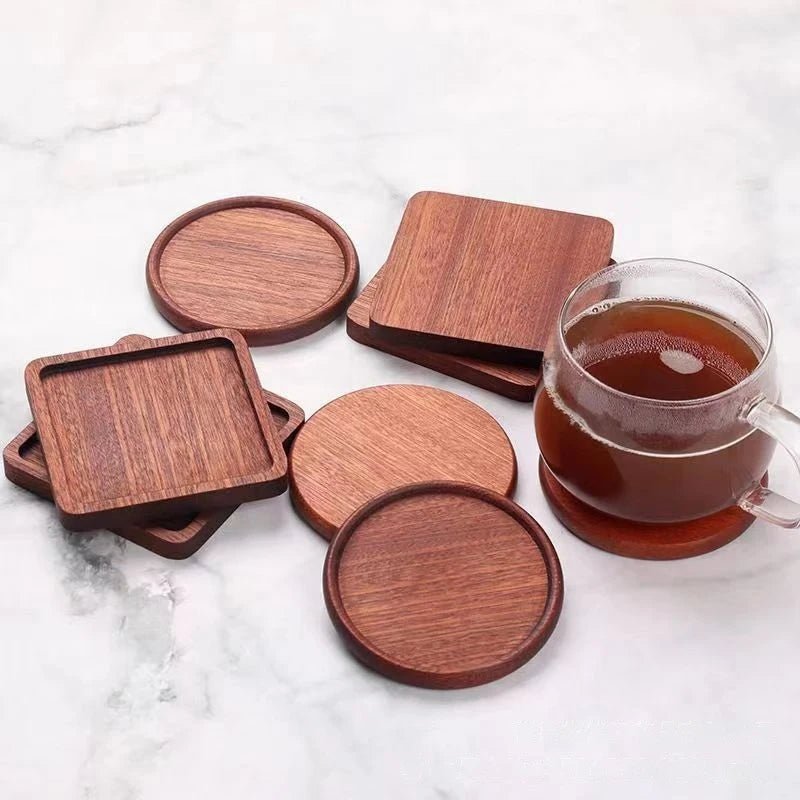 1pc Solid Wood Coasters - HomeBrewCoffee.com™ - HomeBrewCoffee.com™
