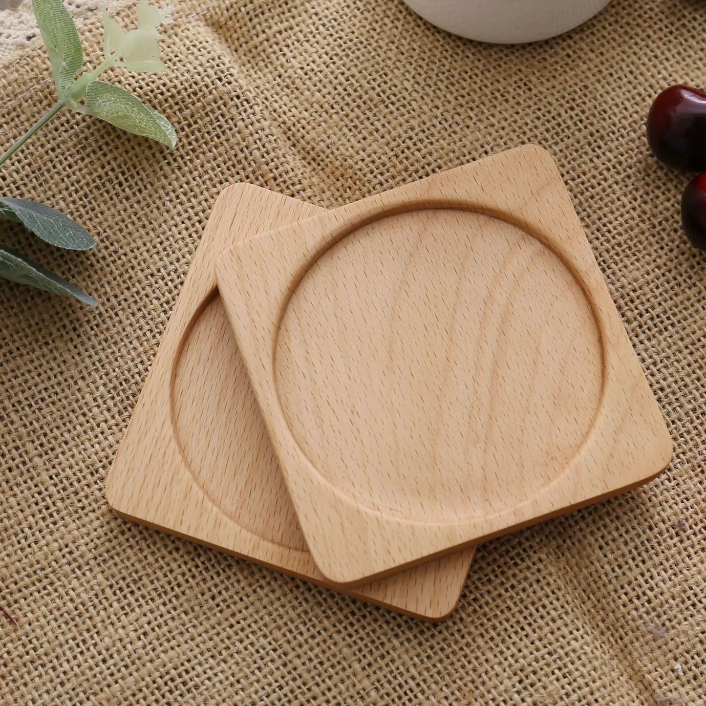 1pc Solid Wood Coasters - HomeBrewCoffee.com™ - HomeBrewCoffee.com™