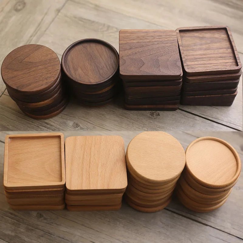 1pc Solid Wood Coasters - HomeBrewCoffee.com™ - HomeBrewCoffee.com™