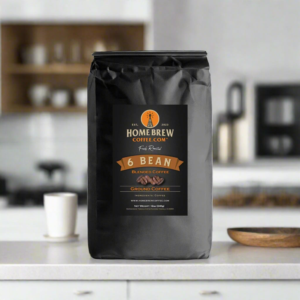 6 Bean (12oz, 1lb, 2lbs, Ground or Whole Bean) HomeBrewCoffee.com™