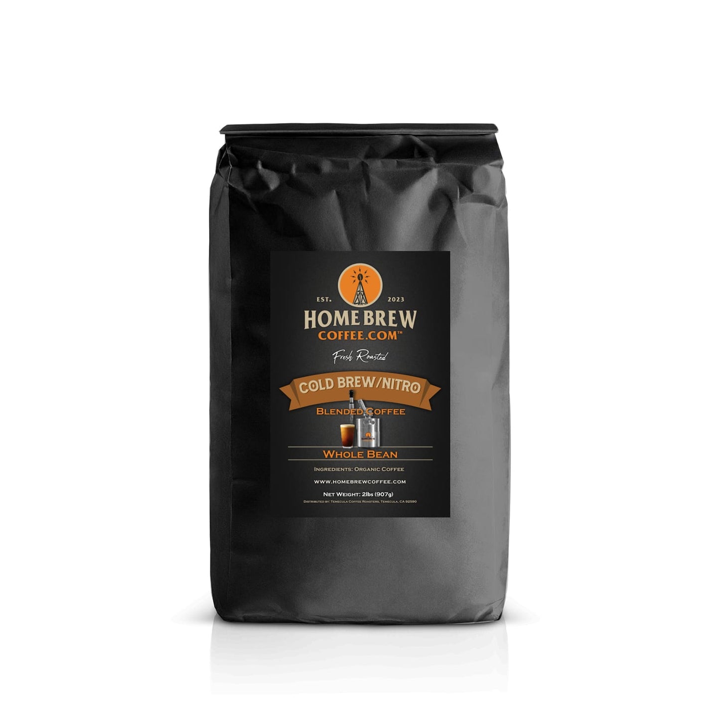 Cold Brew/Nitro (2lbs, Whole Bean) HomeBrewCoffee.com™