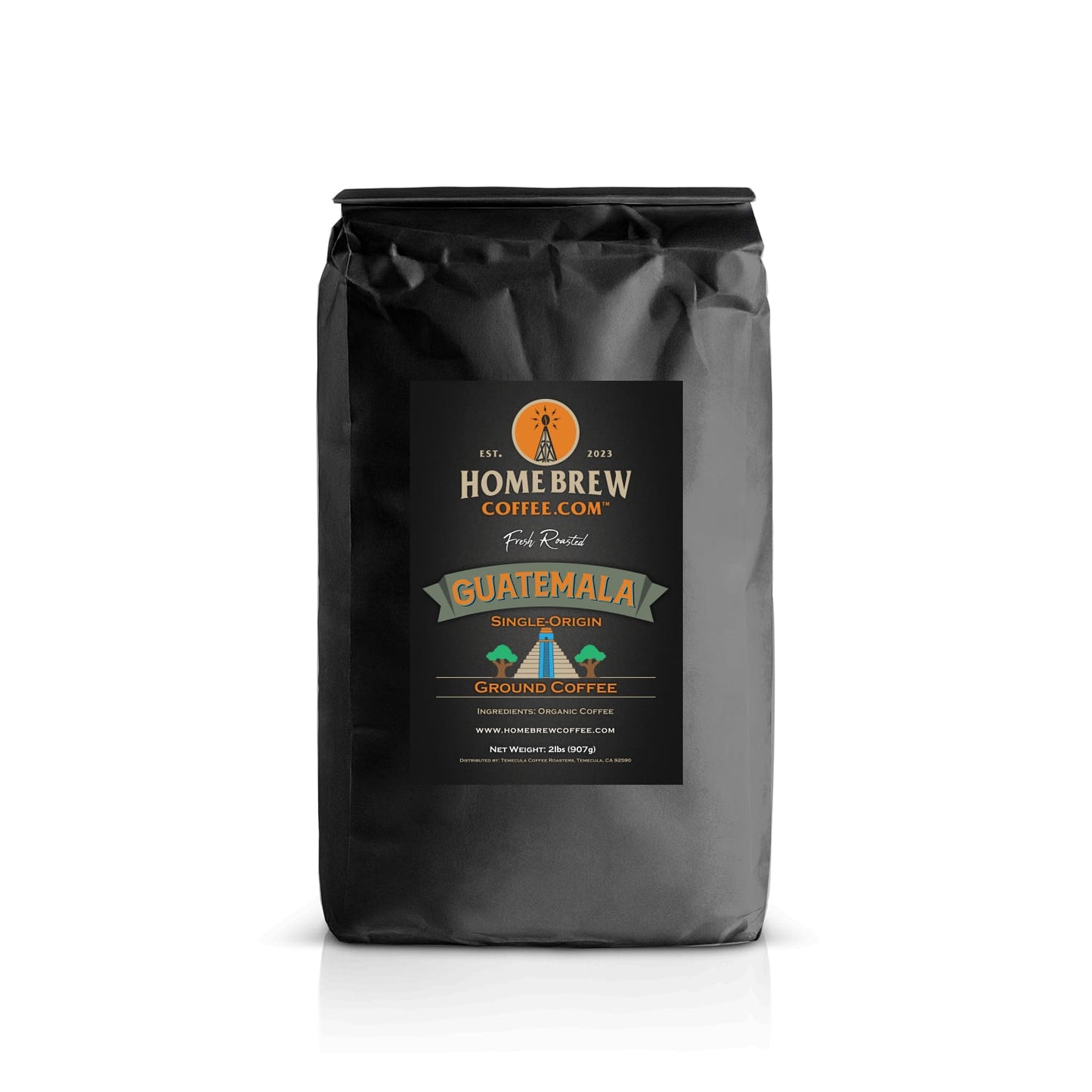 Guatemala Organic (2lbs, Ground) HomeBrewCoffee.com™