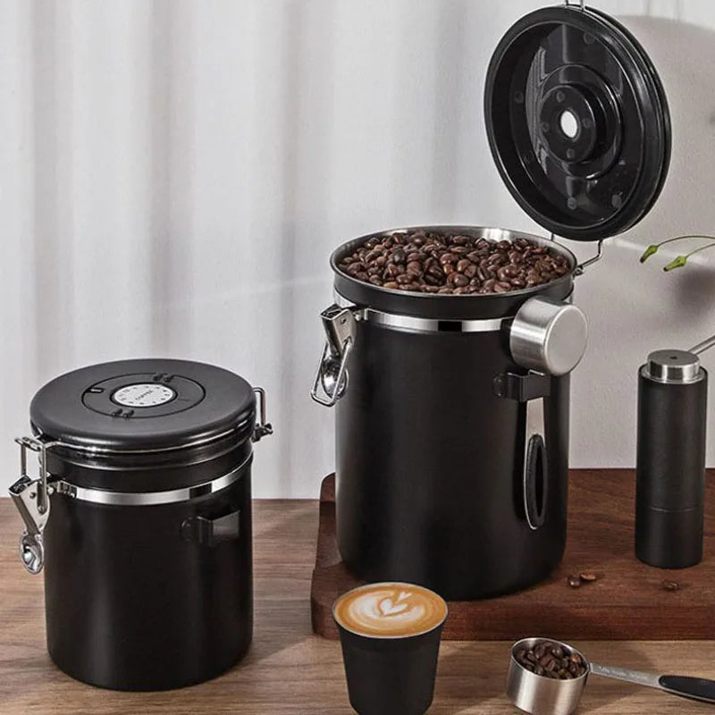 Sealed, Stainless Steel, Coffee Containers - HomeBrewCoffee.com™