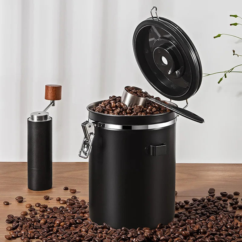 Sealed, Stainless Steel, Coffee Containers - HomeBrewCoffee.com™