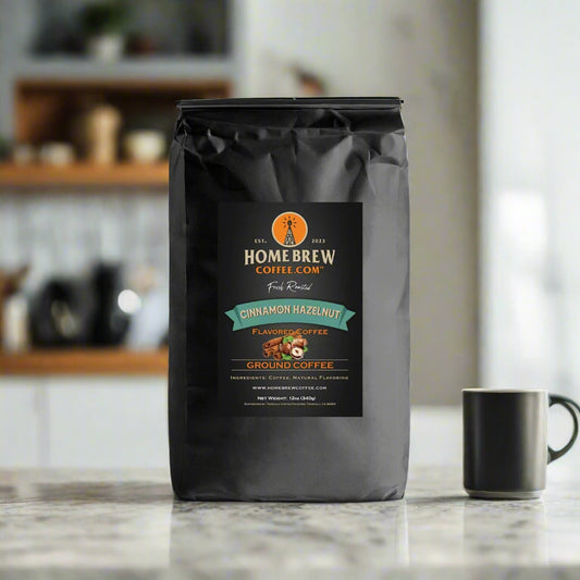 Cinnamon Hazelnut (12oz, 1lb, 2lbs, Ground or Whole Bean) HomeBrewCoffee.com™