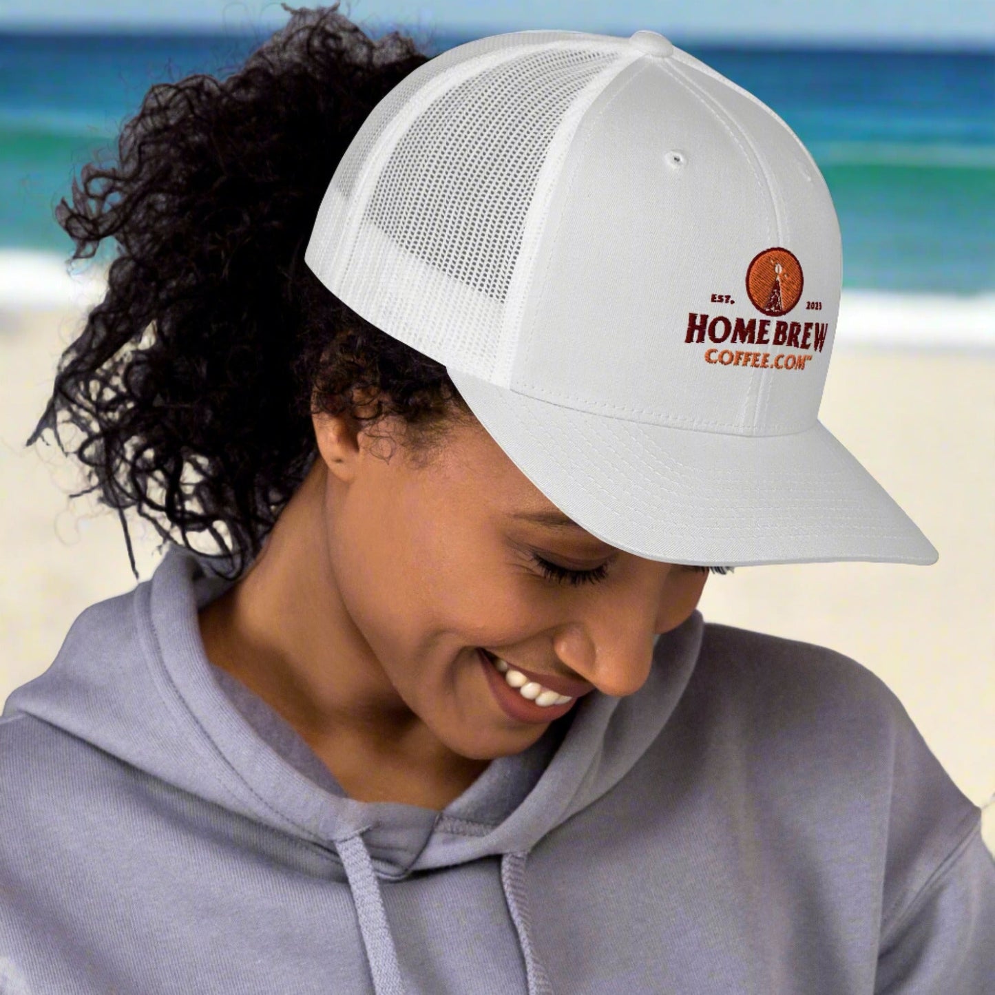 Classic Cap (White) - HomeBrewCoffee.com™ - HomeBrewCoffee.com™