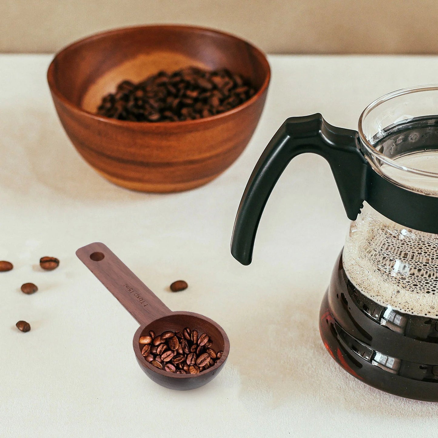 Coffee Measuring Scooper (Wood) - HomeBrewCoffee.com™ - HomeBrewCoffee.com™
