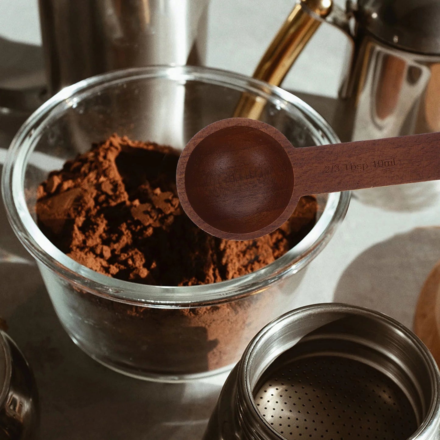 Coffee Measuring Scooper (Wood) - HomeBrewCoffee.com™ - HomeBrewCoffee.com™