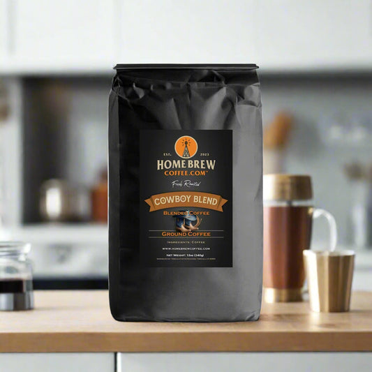 Cowboy Blend (12oz, 1lb, 2lbs, Ground or Whole Bean) HomeBrewCoffee.com™