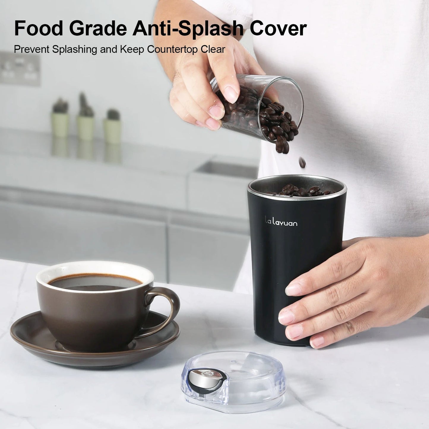 Electric Coffee Bean Grinder - HomeBrewCoffee.com™ - HomeBrewCoffee.com™