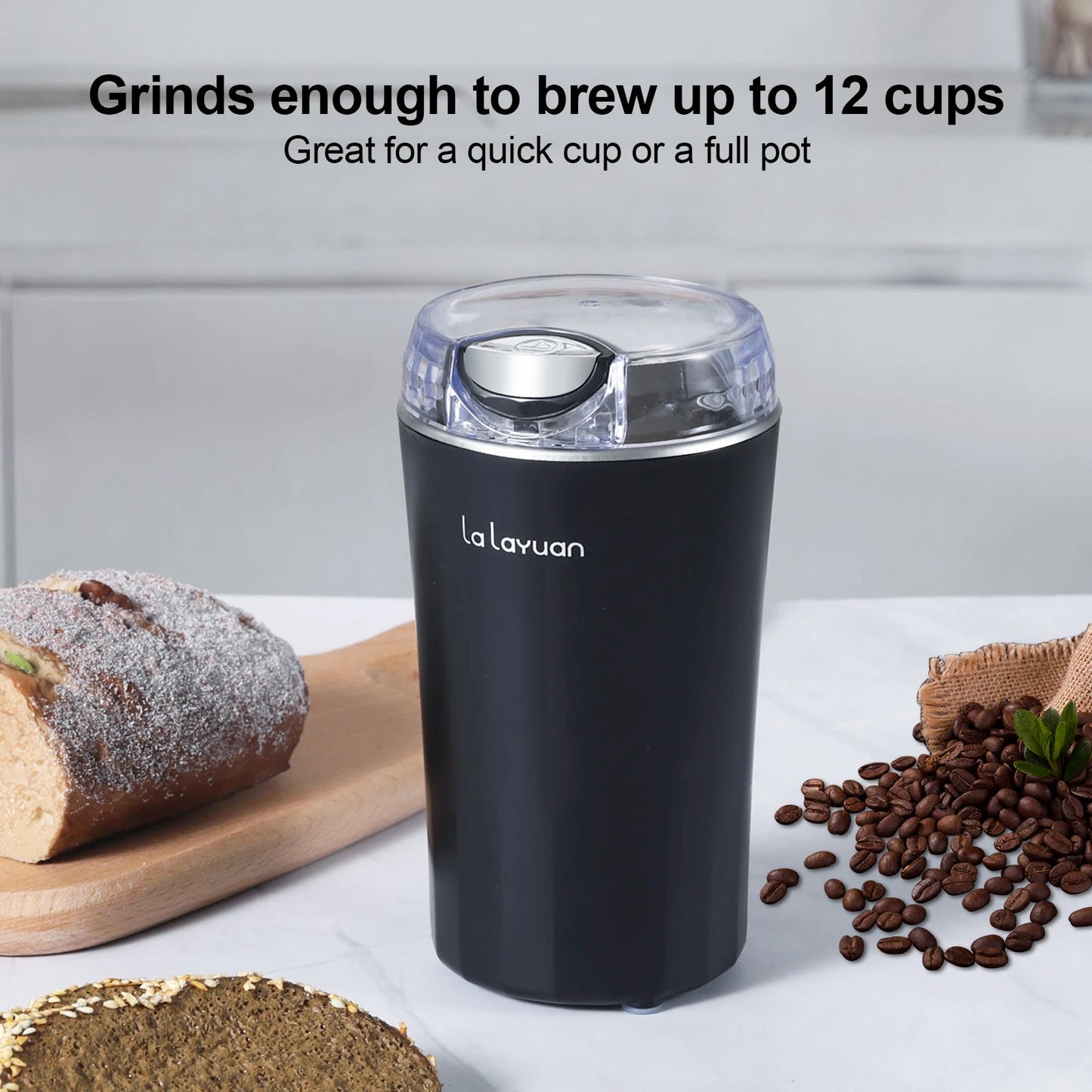 Electric Coffee Bean Grinder - HomeBrewCoffee.com™ - HomeBrewCoffee.com™