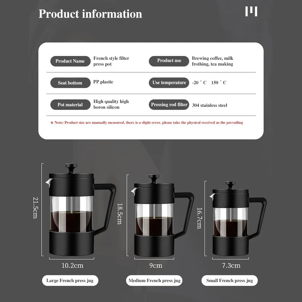 French Press Coffee Pot - HomeBrewCoffee.com™ - HomeBrewCoffee.com™