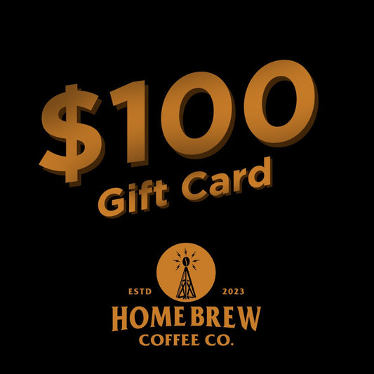 HomeBrewCoffee.com™ - $100 Gift Cards