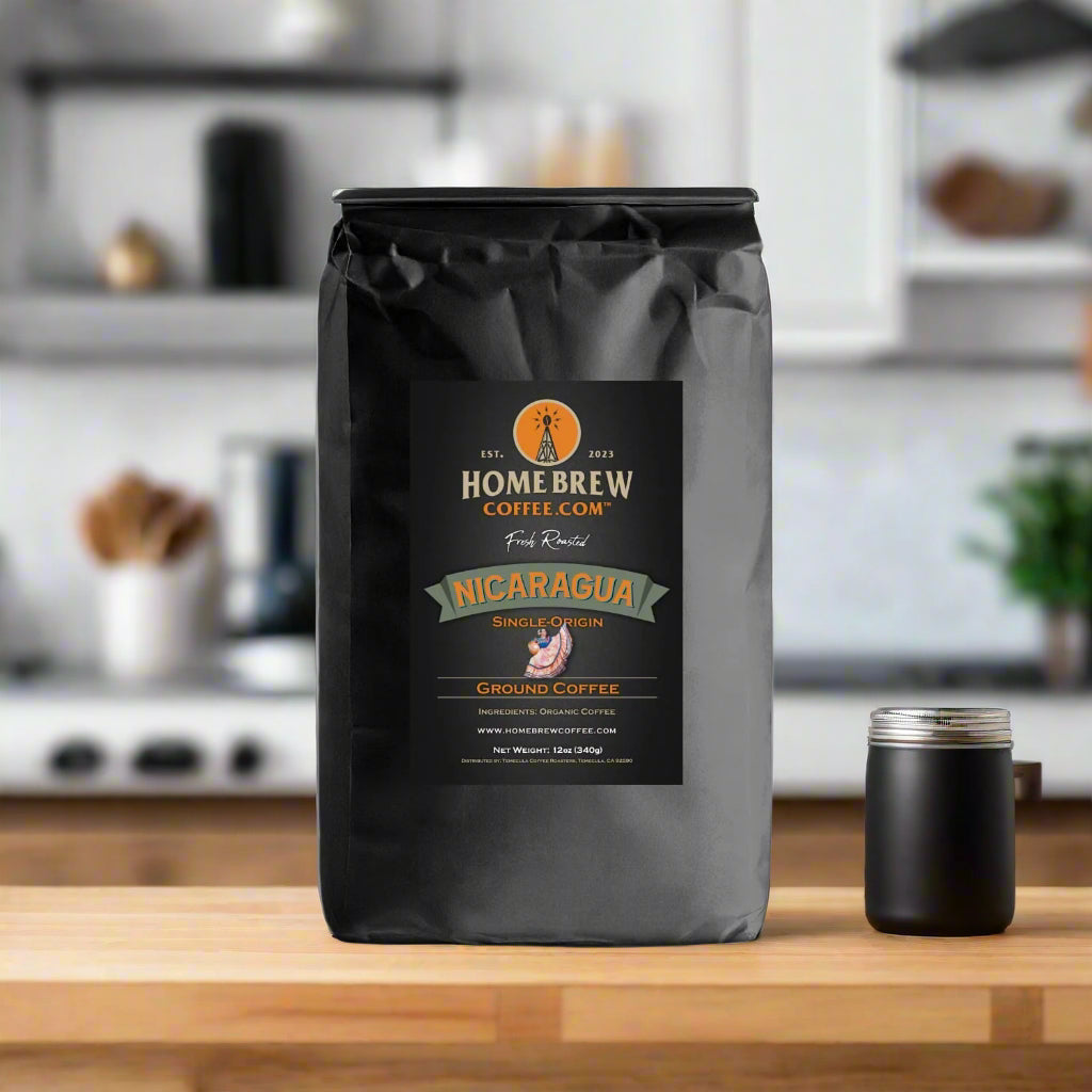Nicaragua Organic (12oz, 1lb, 2lbs, Ground or Whole Bean) HomeBrewCoffee.com™