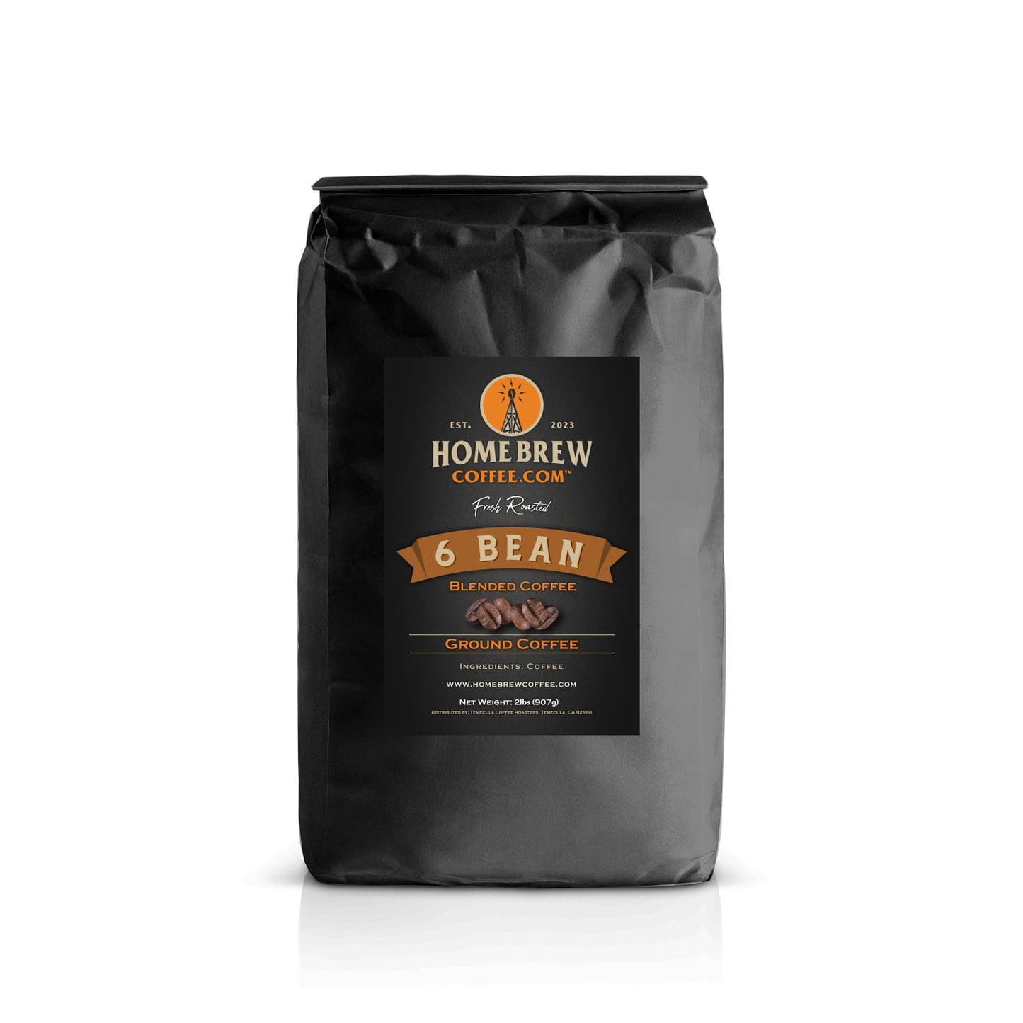 6 Bean (2lbs, Ground) HomeBrewCoffee.com™
