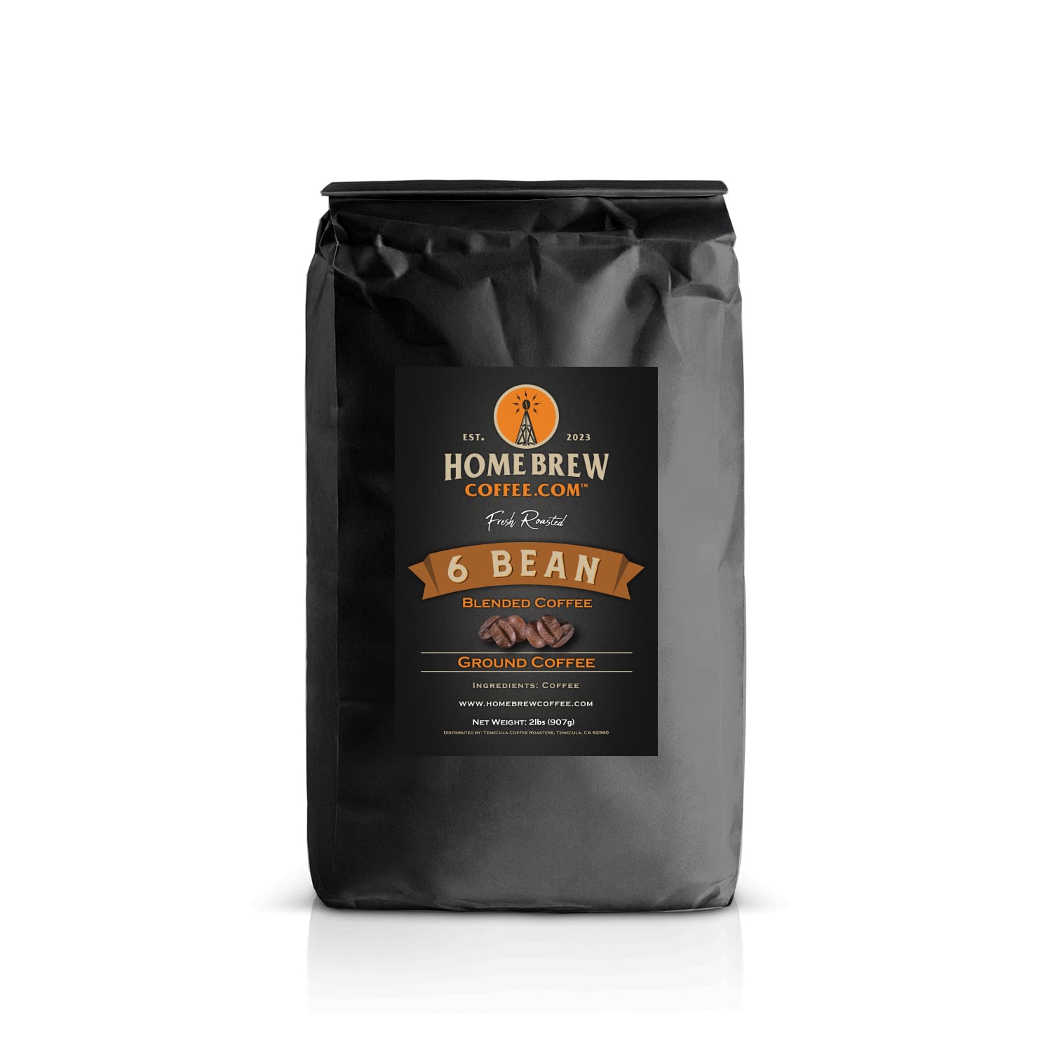 6 Bean (2lbs, Ground) HomeBrewCoffee.com™