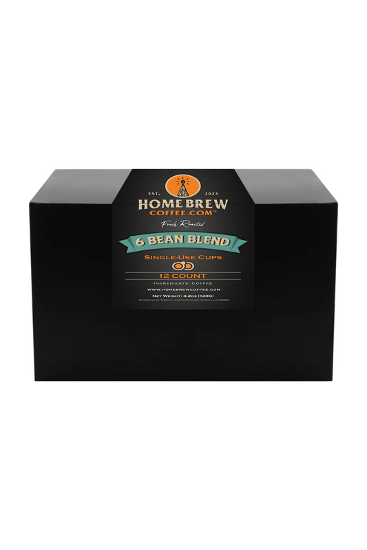 6 Bean Blend (K-style Cups) 12 CT HomeBrewCoffee.com™