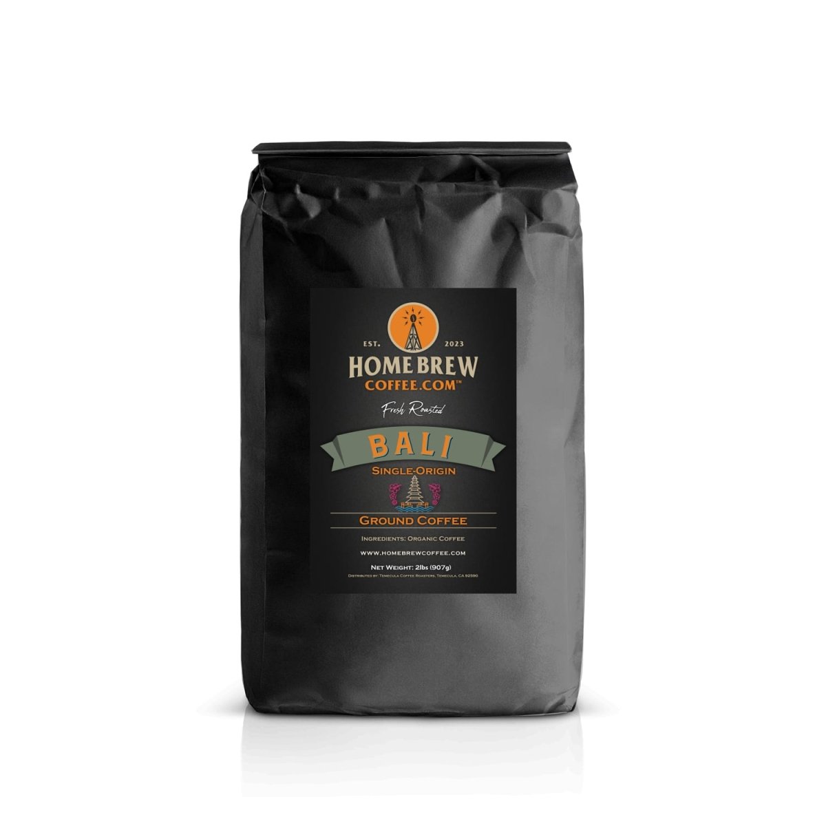 Bali Organic (2lbs, Ground) HomeBrewCoffee.com™