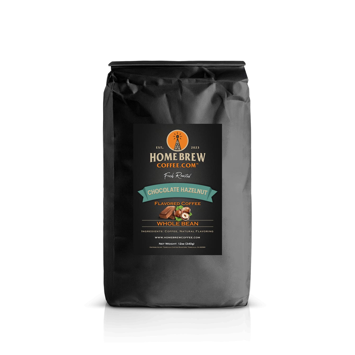 Chocolate Hazelnut (12oz, Whole Bean) HomeBrewCoffee.com™