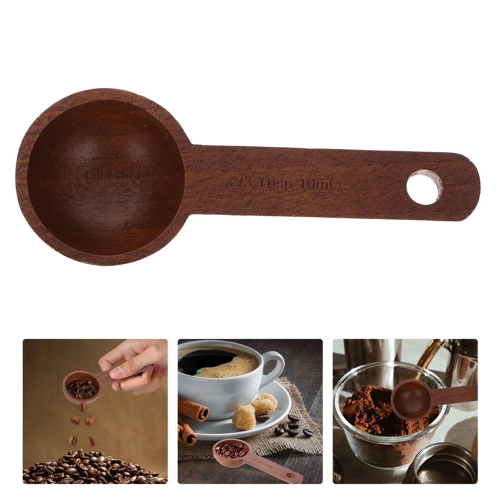 Coffee Measuring Scooper (Wood) - HomeBrewCoffee.com™ - HomeBrewCoffee.com™