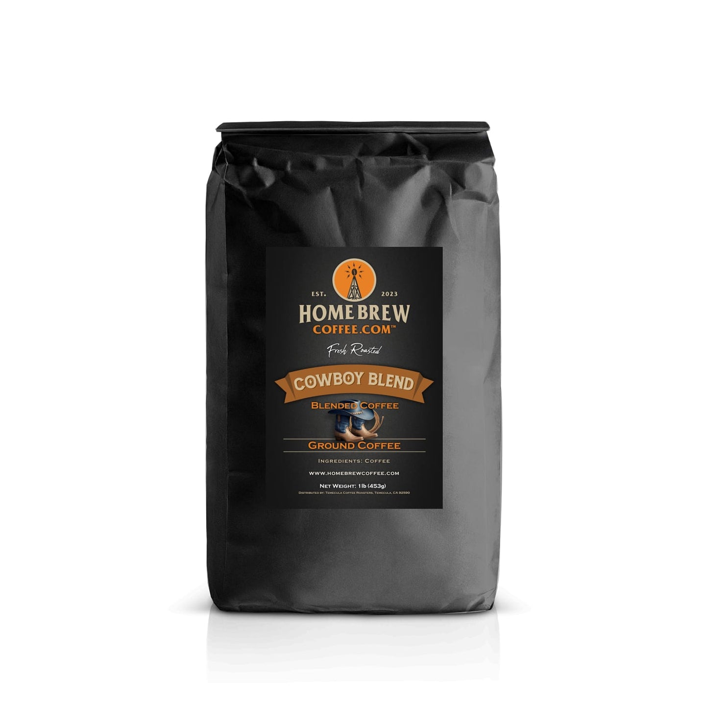 Cowboy Blend (1lb, Ground) HomeBrewCoffee.com™