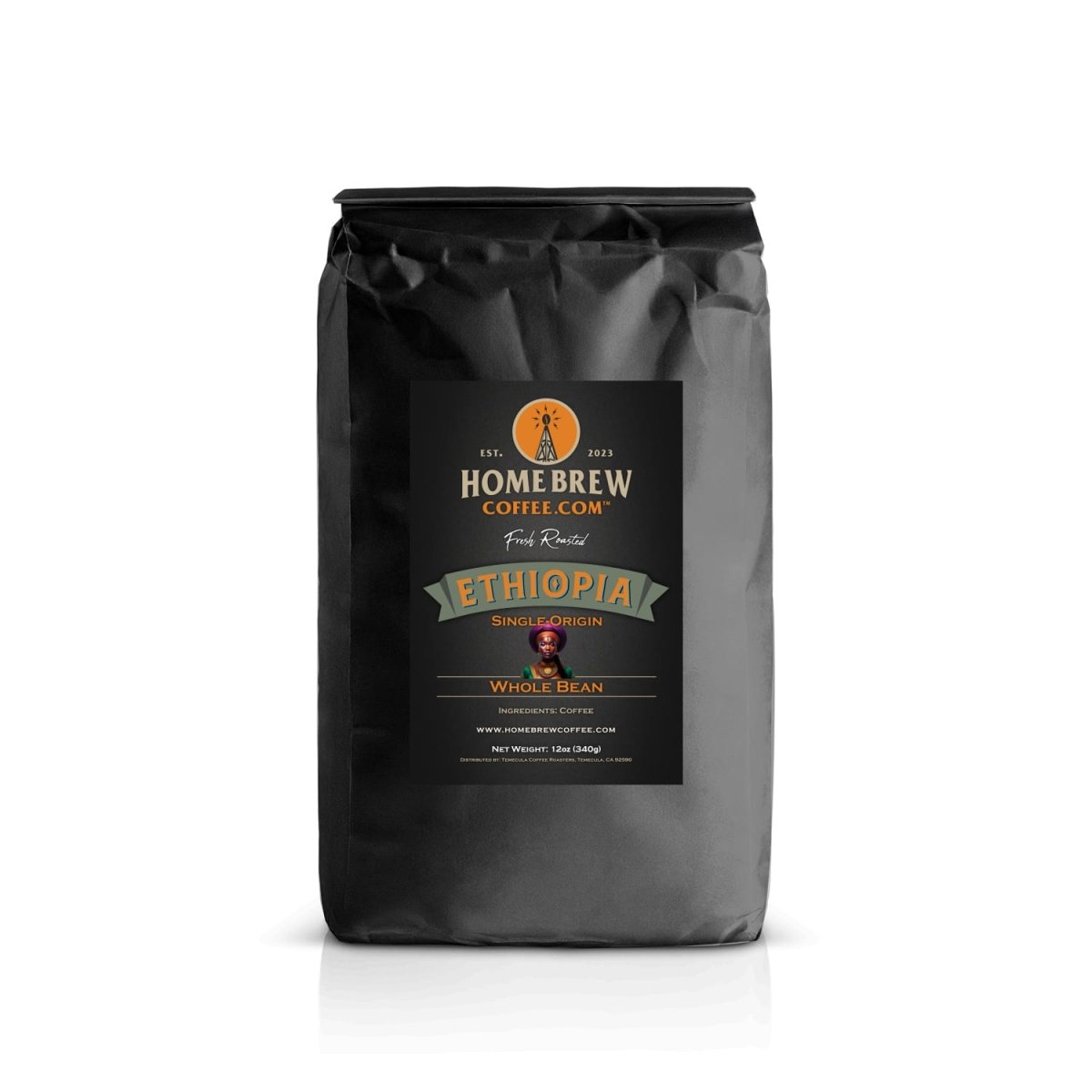 Ethiopia (12oz, Whole Bean) HomeBrewCoffee.com™