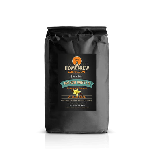 French Vanilla (2lbs, Whole Bean) HomeBrewCoffee.com™