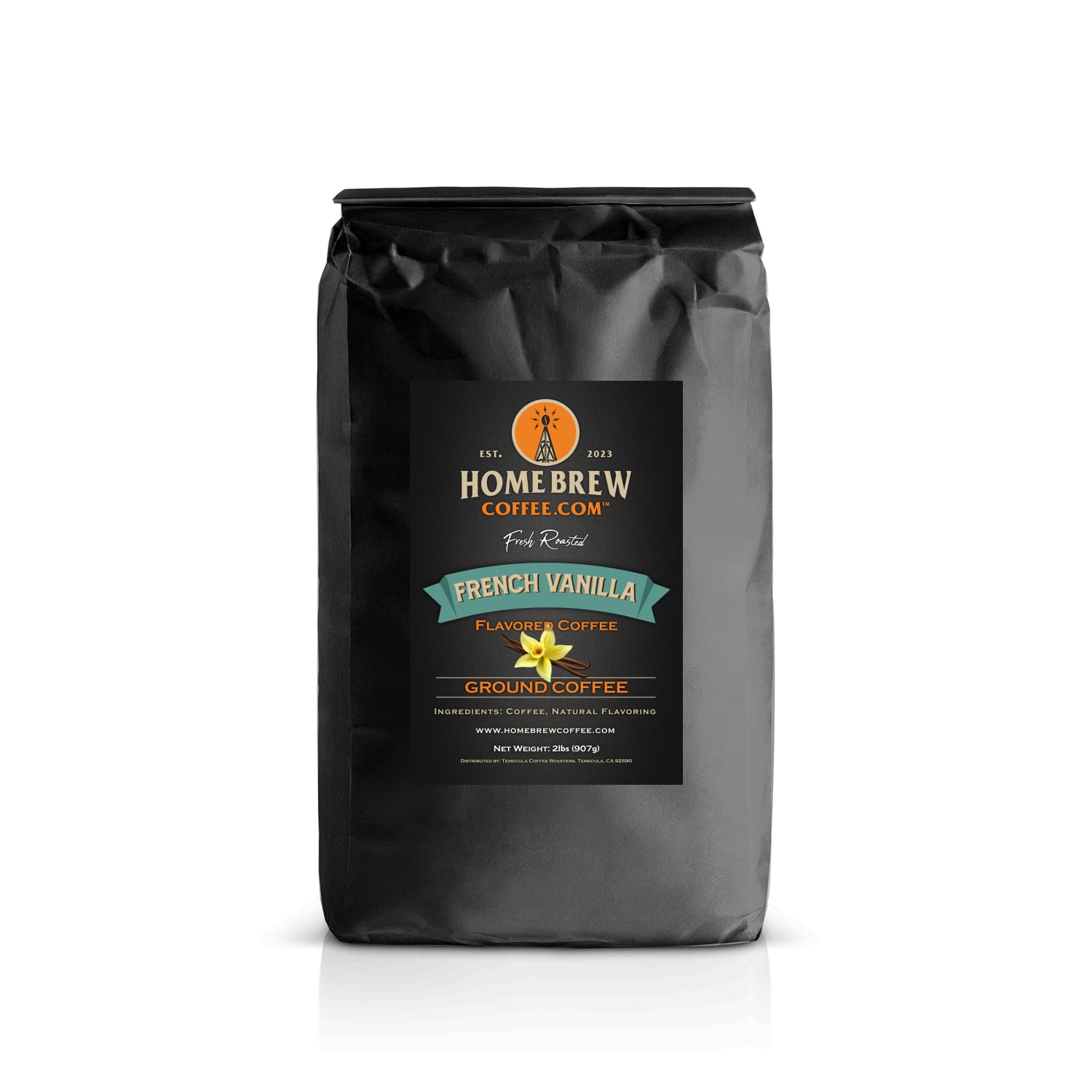 French Vanilla (2lbs, Ground) HomeBrewCoffee.com™