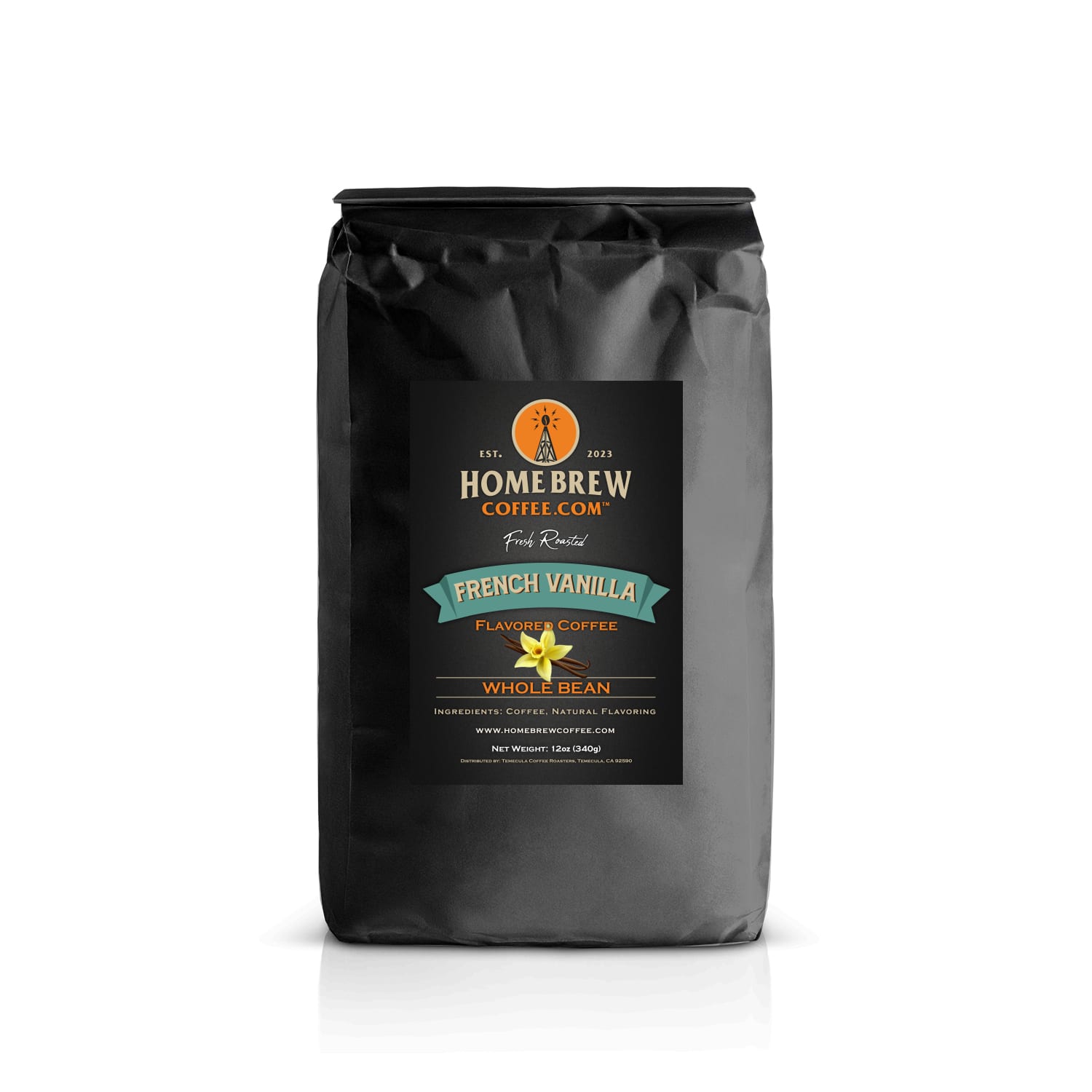 French Vanilla (12oz, Whole Bean) HomeBrewCoffee.com™