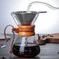 Glass Barista Pour Over Coffee Pot - HomeBrewCoffee.com™ - HomeBrewCoffee.com™