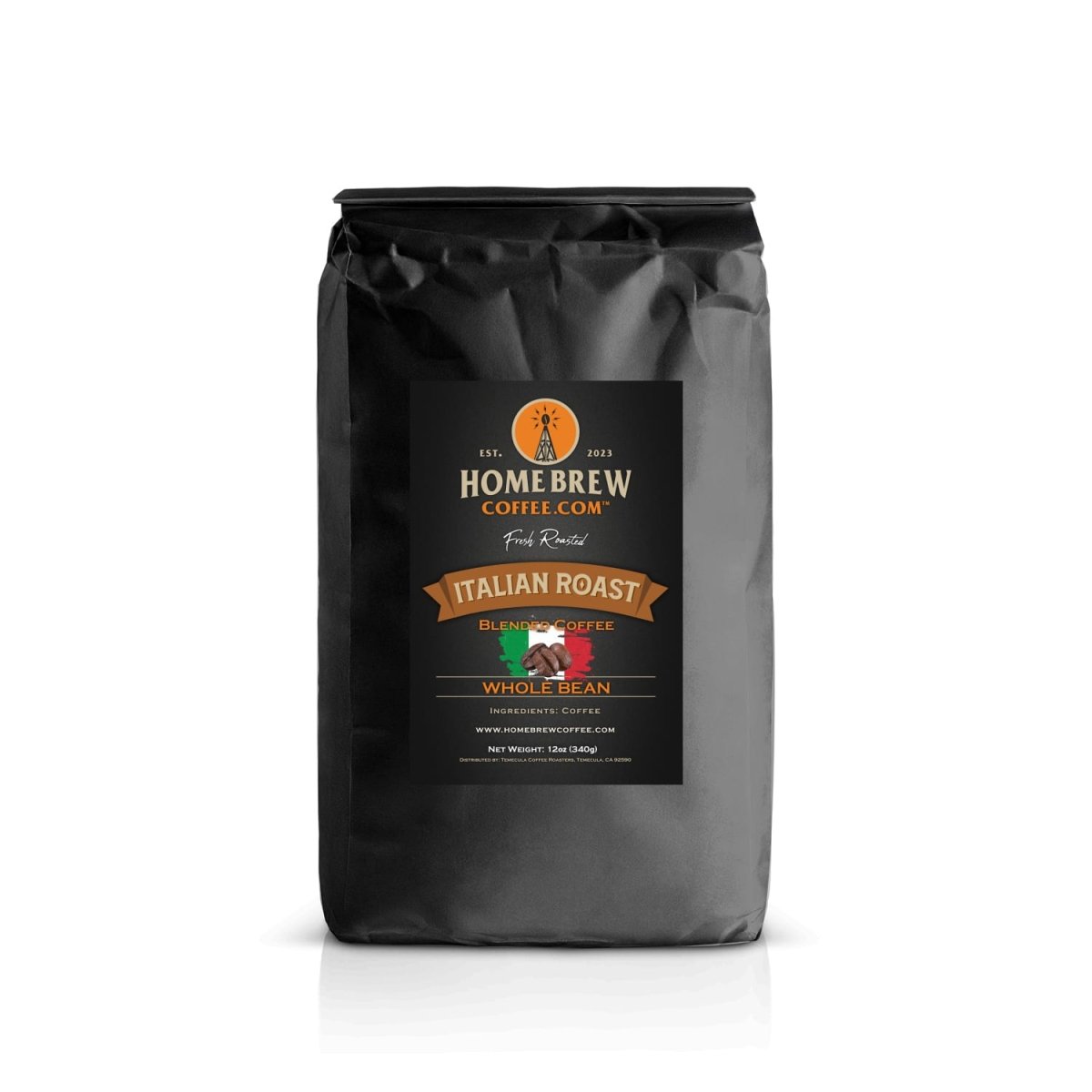 Italian Roast (12oz, Whole Bean) HomeBrewCoffee.com™