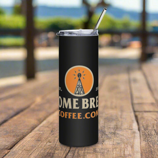 Stainless Steel, Coffee Tumbler (Black) - HomeBrewCoffee.com™