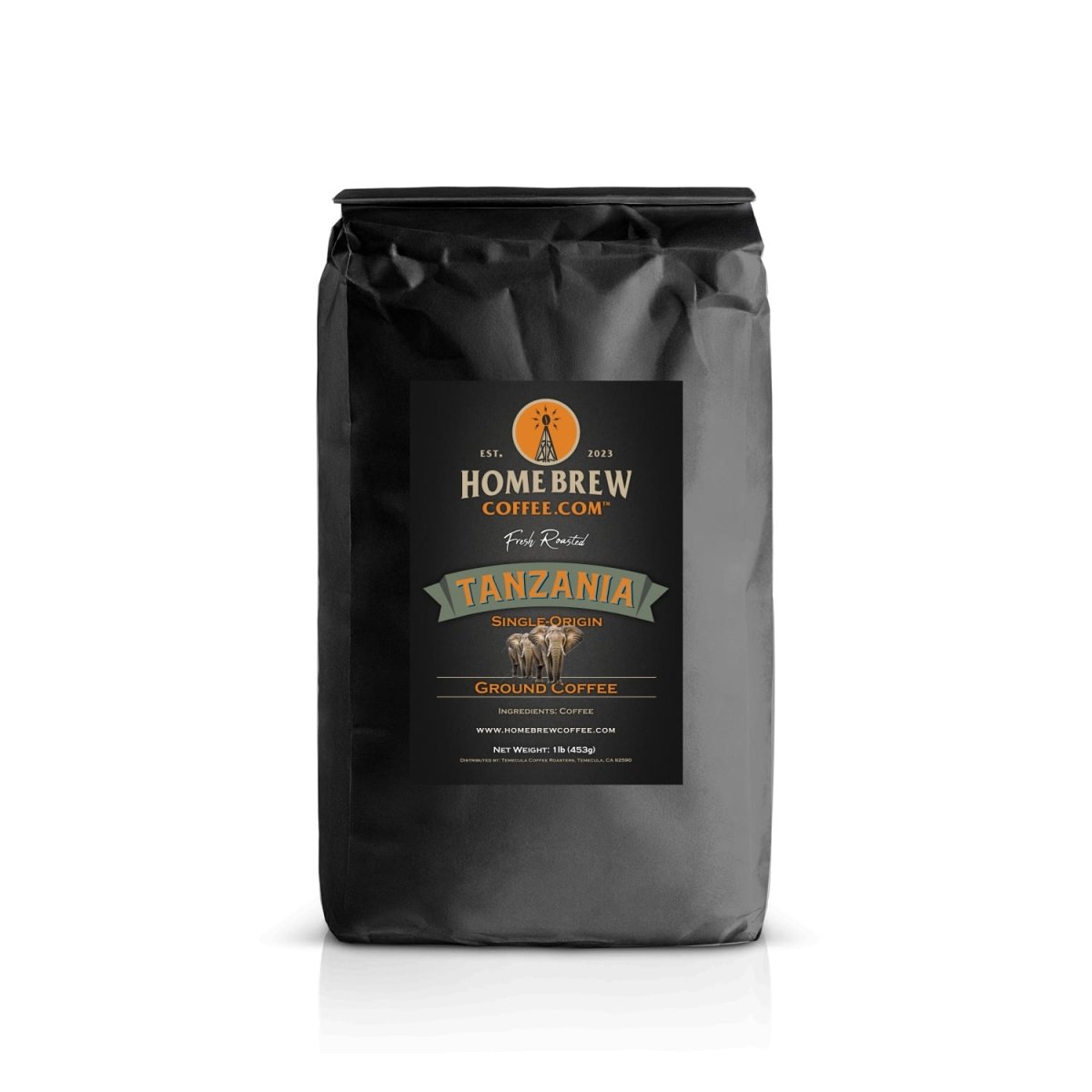 Tanzania (1lb, Ground) HomeBrewCoffee.com™