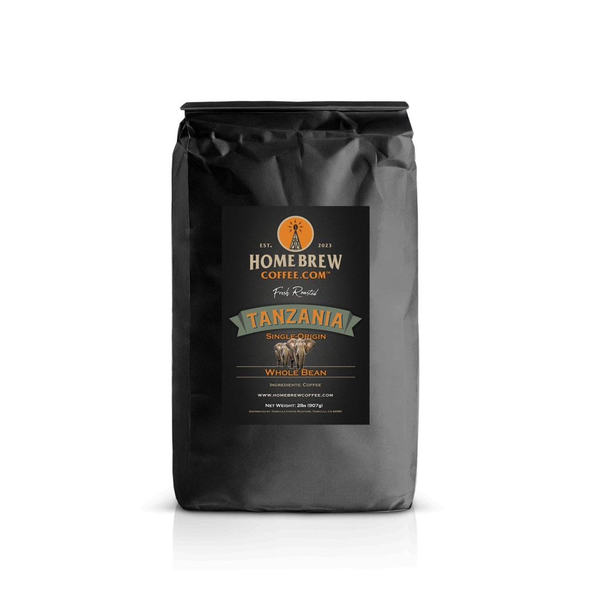 Tanzania (2lbs, Whole Bean) HomeBrewCoffee.com™