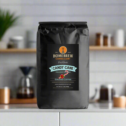 Candy Cane (12oz, 1lb, 2lbs, Ground or Whole Bean) HomeBrewCoffee.com™